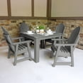 thumbnail image 5 of Highwood's 42" x 42" Square 5-pc Hamilton Dining Set - Dining Height, Outdoor, Eco-friendly, Synthetic Wood, 5 of 8