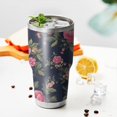 thumbnail image 3 of 30oz Pioneer Flower Tumblers Stainless Steel Tumbler with Lid and Straw,Vacuum Insulated Double Wall Travel Tumbler Cups Mug with Cleaning Brush for Coffee,Tea, 3 of 7