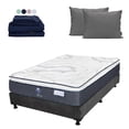 thumbnail image 1 of Colchón Matrimonial Dover Spring Air + Box + Almohadas 2Pack + Sábanas Softy, 1 of 7