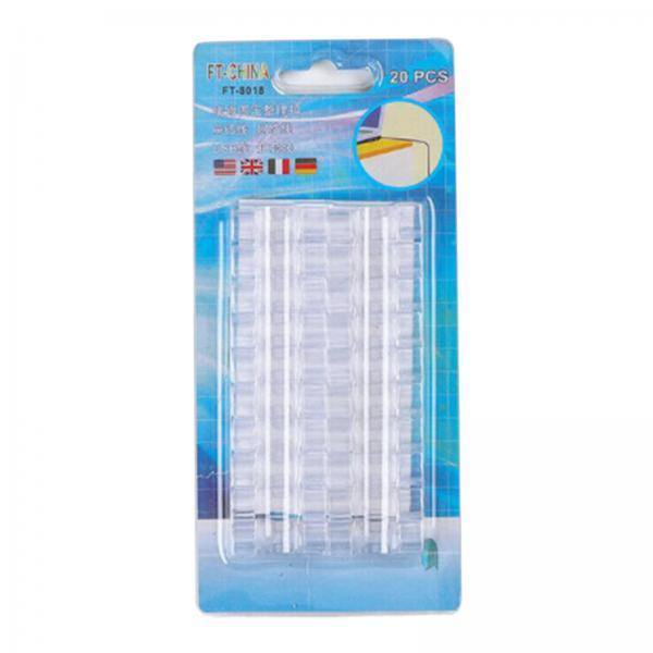 2x 20 clips autoadhesivos para cables, organizador, soporte para cables, cables de alimentación para gestión de cables Gloria clips organizadores de cables