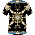 thumbnail image 2 of "Xishao Ropa Interior Hombre Camiseta Blanca Hombre Novedad 3D Golden Chain Print T-Shirt Estilo De Verano De Manga Corta De Lujo Royal Hombres Ropa Hip Hop Tops Y Camisetas" Xishao ropa, 2 of 2