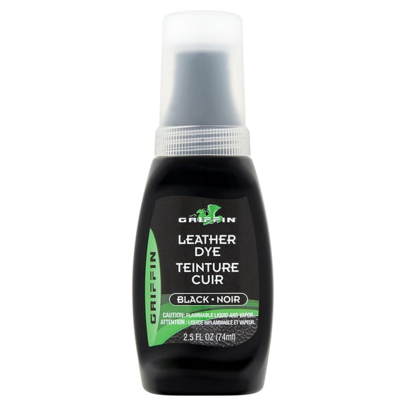 Griffin Leather and Shoe Dye - Black - 2.5 oz.