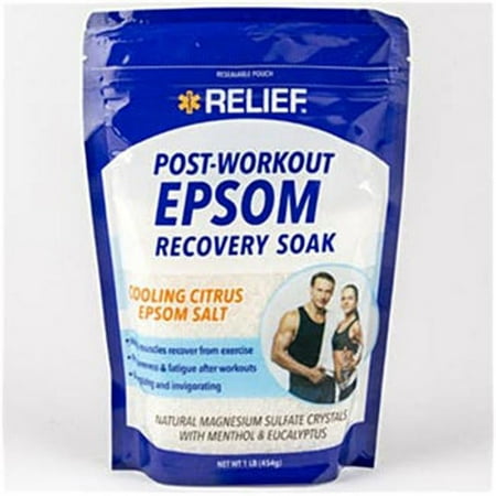 DDI 2321593 16 oz Workout Recovery Epsom Salt - Case of 36 DDI 2321593 16 oz Workout Recovery Epsom Salt - Case of 36