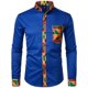 thumbnail image 1 of nueva camisa snapback para hombre, color a rayas, gran oferta, moda informal, sencilla, primavera verano 6XL, 1 of 6