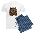 thumbnail image 6 of CafePress - Sunflower Tiger Pajamas - Men's Light Loose Fit Cotton Pajama Set, 6 of 7