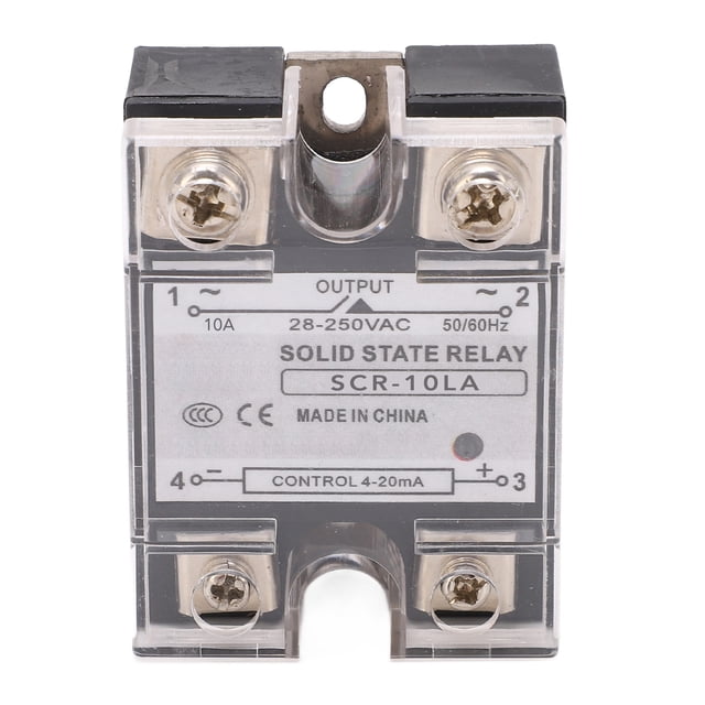 4‑20mA Input Smart Solid State Relay Current Voltage Regulating Module 28‑250VAC Stepless Regulation