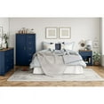thumbnail image 5 of Ameriwood Home Armada 6 Drawer Wide Dresser, Navy with Walnut Top, 32.05" H x 54.13" W x 15.75" D, 5 of 14
