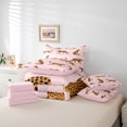 thumbnail image 6 of Castle Fairy Kids Animal Leopard Bedding Comforter Set,Jungle Wildlife Full Bedding Set, 6 of 8