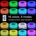 thumbnail image 2 of Gamexcel 40 ft RGB LED Strip Rope Light, Waterproof Color Changing Lights with Remote for Indoor Outdoor Decor, 2 of 8