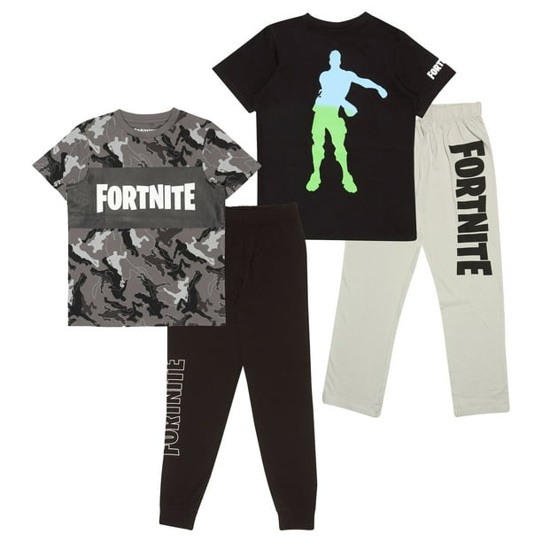 Lot de 2 pyjamas longs Fortnite Emotes pour gar on Marchandise