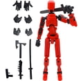 thumbnail image 1 of FLhrweasw Robot multiarticulado impreso en 3D Lucky-13 del simulada (rojo), 1 of 9