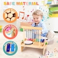 thumbnail image 2 of Set de instrumentos musicales Mduvoz Kids Drum Xilófono para niños pequeños, 2 of 7