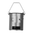 thumbnail image 4 of Horno de leña Equipo de cocina Utensilios de cocina Resistente Cocinar sobre fuego Compacto Portátil Diámetro interior 20cm, 4 of 9