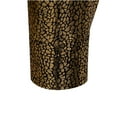thumbnail image 5 of WREESH Men's Party Button Down Shirts Casual Long Sleeve with Turn-Down Collar, Solid Color and Stone Flower Design for a Luxurious Look Gold, 5 of 9