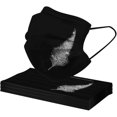 thumbnail image 3 of HUGFEGWE 50 Pcs Butterfly Disposable Face_Masks for Adults,Breathable Disposable Facemasks with Butterflies Designs CJB91-40416, 3 of 7