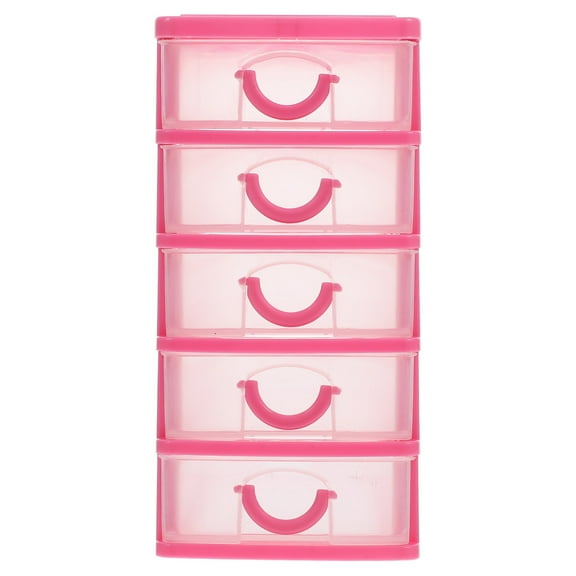 Pink Desk Organizer Drawer Storage Shelf Brackets Office