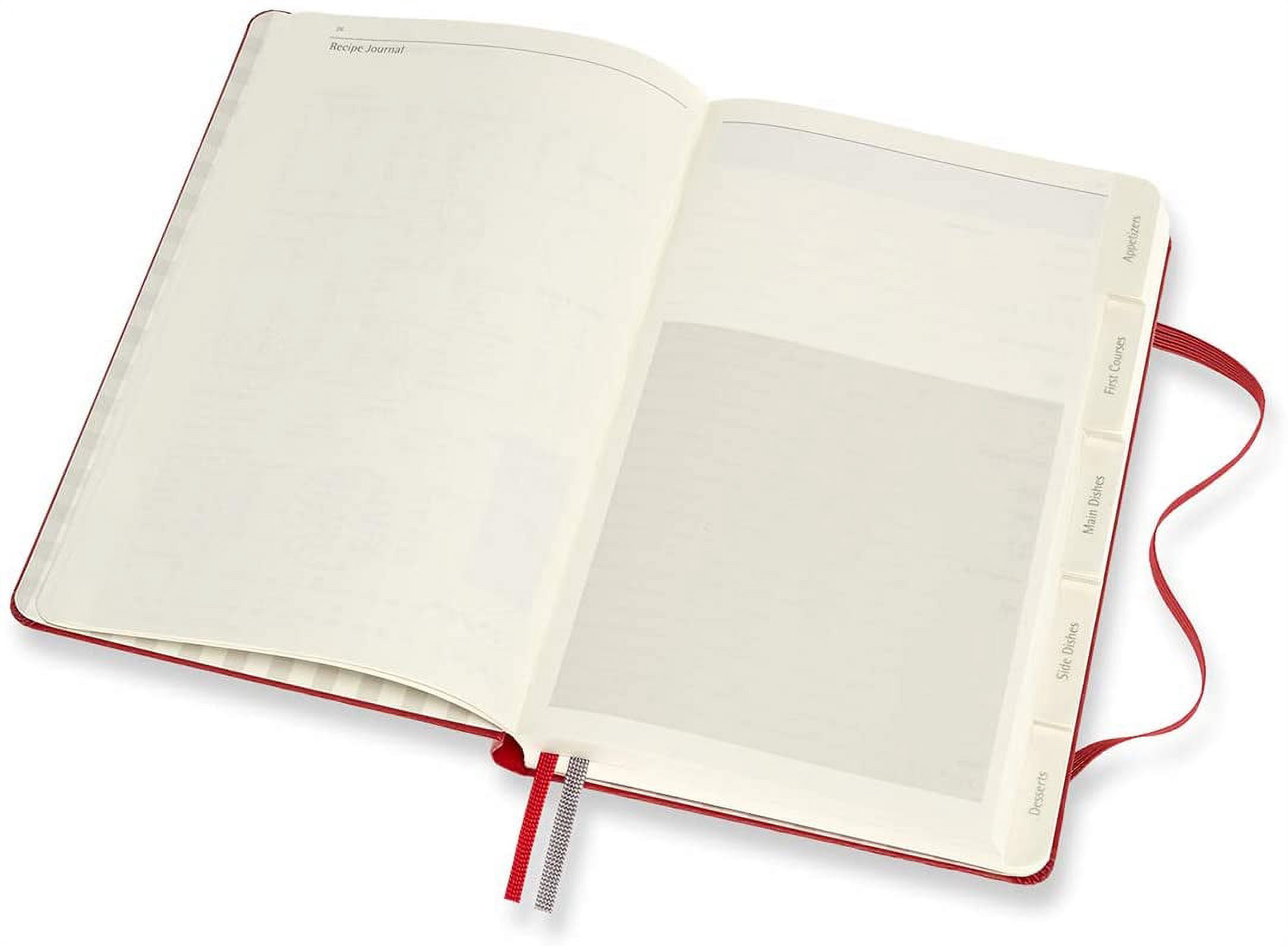Moleskine Passion, Recipe Journal, Large, Boxed/Hard Cover (5 x 8.25)