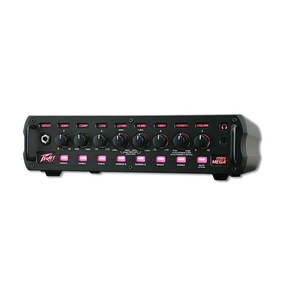 Peavey Mini Mega Bass Guitar Amplifier 1000W Peak Cabinet Amp 4 Band EQ