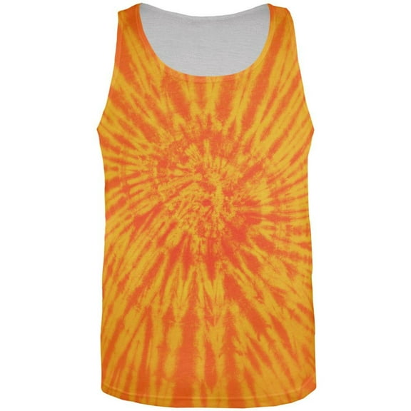 Sunrise Tie Dye All Over Adult Tank Top - Small