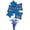 Hanukkah Glittered Menorah, variant on PMU Happy Hanukkah Glittered Menorah 18 Inch Mylar Balloon Pkg/1