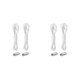 thumbnail image 3 of Advancent 1 par de cordones elásticos sin atar, cordones semicirculares para zapatos para niños y adultos, cordones para zapatillas de deporte, cordones Blanco 2piezas Advancent CBP025430, 3 of 6