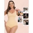 thumbnail image 3 of MANIFIQUE Womens Shapewear Bodysuit Tummy Control Body Shaper Tank Top, 3 of 6