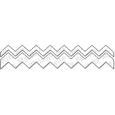 My Favorite Things Die-Namics Dies, 6 by 0.63-Inch and 6 by 0.88-Inch, Chevron Stripes Multi-Colored