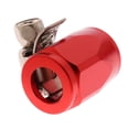 thumbnail image 3 of AN4 Fuel oil Manguera End Finisher Clip Abrazadera Aleación de Aluminio rojo kusrkot Abrazadera de la pipa de agua de aceite combustible, 3 of 7