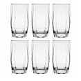 thumbnail image 3 of NADIR Set De 12 Vasos Capri Vidrio Vino Agua Vaso Transparente Elegantes Para Restaurantes Fiestas T&eacute; Helado Cerveza Jugo C&oacute;ctel Limonada 425 ML (Alto), 3 of 5
