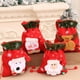 thumbnail image 5 of Toystoory Bolsas con cordón de Navidad Candy 3D Doll Navidad Papá Noel Muñeco de nieve Elk Bear Bolso Copo de nieve Imprimir Goodie Bag para Kits de decoración para fiestas Muñeco de nieve, 5 of 6