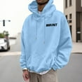 thumbnail image 5 of ZHOUCHANKIDS Unisex Angel Print Hooded Sweatshirt Winter Wear Cozy Pullover Casual Streetwear Top For Men And Women Light Blue S, 5 of 7
