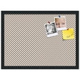thumbnail image 2 of PinPix 22x16 Custom Cork Bulletin Board Brown Polka Dot Poster Board Has a Fabric Style Canvas Finish, Framed in Brown Polka Dot, by ArtToFrames (PinPix-501), 2 of 6