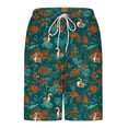 thumbnail image 5 of Mens Swim Trunks Double Layer Elastic Waist Drawstring Mens Shorts Printed Fashion Casual Beach Shorts for Summer Vacation, 5 of 6