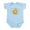 Sky Blue, variant on CafePress - Nonna's Little Pumpkin Infant Bodysuit - Baby Light Bodysuit, Size Newborn - 24 Months