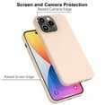 thumbnail image 3 of iPhone 14 Pro Max Case, Takfox iPhone 14 Pro Max Basic Case [Frosted] Shockproof Case Liquid Silicone Gel Rubber Soft TPU Anti-slip Bumper Thin Matte Slim Phone Case Covers 6.7 inch, Pink Stand, 3 of 8