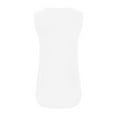 thumbnail image 6 of under $5 JINMGG Women's Fashion Solid Color Square Neck Comfortable Loose T-Shirt Sleeveless Blouse Casual Tops White XL, 6 of 7