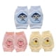 thumbnail image 3 of FELTECHELECTR 3 pares de rodilleras para bebés y niños pequeños, protectores de seguridad para gatear (pollo rosa, mono azul y elefante amarillo), 3 of 6