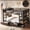 Full Bunk with LED Light, variant on Bellemave Twin Over Twin Over Twin Bunk Bed Metal Triple Bunk Bed with Storage 3 Bunk Beds for Teens, Detachable Bunk Bed for 3, Black