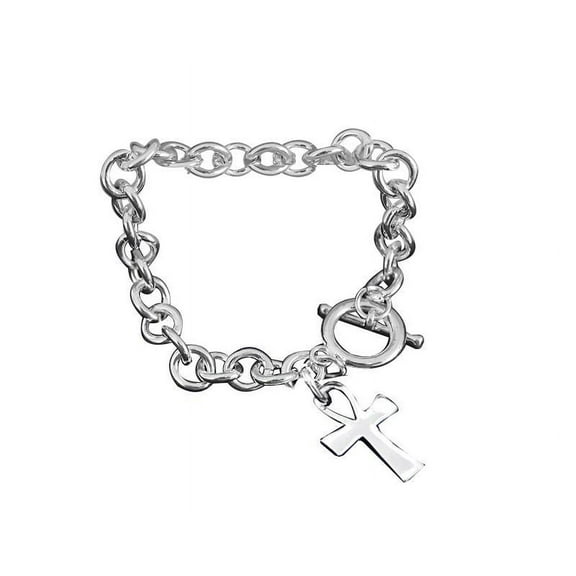 Cross Chunky Link Style Bracelets