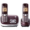 thumbnail image 1 of Panasonic KX-TG6572R DECT 6.0 Cordless Phone with Answering System, Wine Red, 2 Handsets, 1 of 1