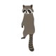 thumbnail image 5 of Ganchos de pared adhesivos reutilizables con gancho de animales toalla colgante flexible, 5 of 8