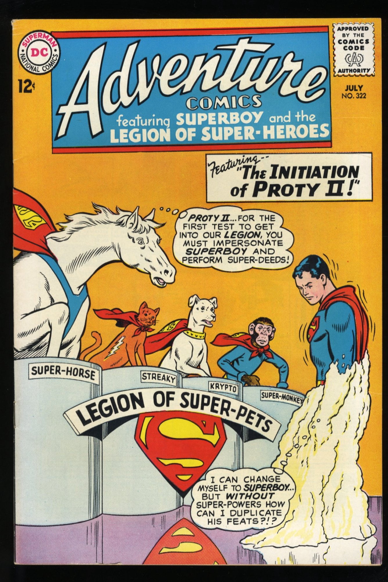 Cover of Adventure Comics #322