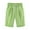 Light green, variant on FAIWAD Cotton Linen Shorts for Women Elastic Waist Knee Length Shorts Loose Lounge Shorts with Drawstring Pockets