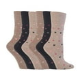 thumbnail image 1 of Gentle Grip - 6 Pairs Ladies Gentle Grip Non Elastic Crew Socks, 1 of 2