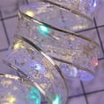 thumbnail image 4 of LED Strip Lights Christmas Ribbon Decorative Lights, 13ft Waterproof 40 LED Organza Ribbon Christmas Tree Decorative String Lights for Xmas Party Indoor Outdoor Hanging Decor(Multi-color), 4 of 4