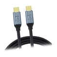 thumbnail image 2 of Cable de datos tipo C negro de 20 Gbps, cable de carga, cable de extensión de transferencia de datos USB longitud 1m, 2 of 8