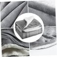 thumbnail image 6 of PBPBOX Cozy Grey Fleece Blanket For Pets Thick Double Berber Design Bed Blanket Versatile For Couch Home, 6 of 8