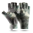 thumbnail image 1 of Guantes de pesca Guantes de protección UV Guantes de protección solar Guantes para hombres y mujeres para actividades al aire libre, kayak, remo (verde) 652, 1 of 5