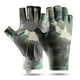 thumbnail image 1 of Guantes de pesca Guantes de protección UV Guantes de protección solar Guantes para hombres y mujeres para actividades al aire libre, kayak, remo (verde) 651, 1 of 5