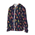 thumbnail image 2 of Fotbe Colorful Birds Men's Women's UPF 50+ Sun Protection Jacket Hooded Cooling Shirt with Pockets Hiking Outdoor Performance-X-Large, 2 of 8